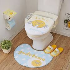 Check spelling or type a new query. Toilet Mat About 62 X 48 Cm Toilet Lid Cover Foot Mat 100 Polyester Slipper Main Material Polyester Paper Holder About 15 Gudetama Toilet Covers Sanrio