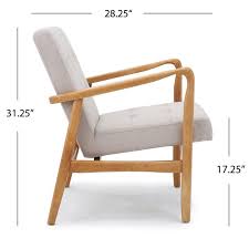 Milanna Armchair Noble House Chairs For Small Spaces Club Chairs