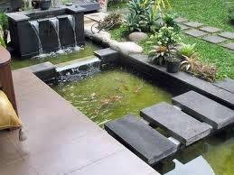 Menurut feng shui, tata letak berpusat pada dua kekuatan utama. Model Kolam Ikan Depan Rumah Minimalis