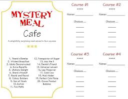 We tried culinario mortale and were positively surprised. Make A Memory Mystery Dinner A Little Tipsy Birthday Dinner Menu Mystery Dinner Mystery Dinner Party