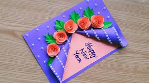 Share these new year greeting card 2020 with your loved ones and wish them a very happy new year 2020. Happy New Year 2021 Card Making Handmade Easy And Beautiful Card For New Year New Year Cards Youtube