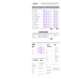 Fillable Online Joyce Step 1 Order Form Seating Chart