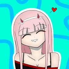 Darling in the franxx \ милый во франксе. I M New To Drawing In General But Today I Drew Zero Two And Thought It Was Decent Enough To Share Zerotwo