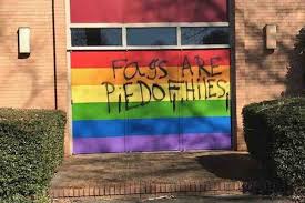 Both of our denominations — presbyterian church … Gay Friendly North Carolina Church Vandalized With Homophobic Message