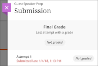 Image result for blackboard check late submissions