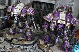 29 Painted Imperial Knights Freehand Gone Crazy Spikey Bits Imperial Knight Knight Imperial