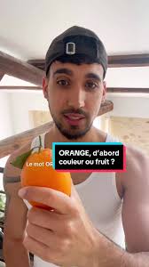 L’origine du mot ORANGE 🍊