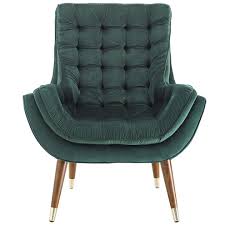 Suggest Green Chair Eei 3001 Grn Modway Furniture Chairs In 2020 Velvet Lounge Chair Green Chair Velvet Lounge