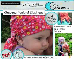 S'il est trop grand, vous pouvez le recouper un peu, mais n'oubliez pas que vous allez perdre entre 1 et 5 cm en cousant l'ourlet. Patron Chapeau Foulard Elastique Nouveau Ne Enfant 3 Grandeur Incluse Chapeau Bebe Foulard Ajustable Enfant Patron Francais Diy Baby Hat Patterns Toddler Hat Scarf Pattern
