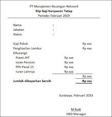 Foto copy surat keterangan kuliah. Contoh Format Gaji Ilmusosial Id