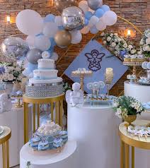 Para imprimir gratis, para bautismos de niña. Guia Para La Decoracion De Bautizo De Nino Centros De Mesas Y Mas