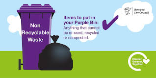 Liverpool city council will suspend its green waste collection service as of monday 23 march due to the ongoing coronavirus outbreak. Liverpool City Council On Twitter What Goes In Your Purple Bin Https T Co Ew9er1wf9k