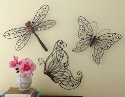 Check spelling or type a new query. Amazon Com Metal Butterfly Wall Decor Trio Set Of 3 Butterfly Decorations Butterfly Wall Decor Wire Crafts