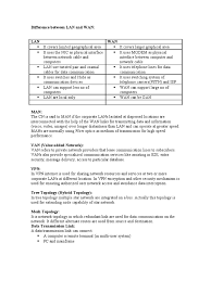 In general, newer computers are going to be smaller, less expensive (compared to the old computer when it was new), more powerful an. Difference Between Lan And Wan Network Topology Computer Network