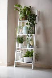 Next Flynn Ladder Shelf Grey Shelf Decor Living Room Living Room Plants Ladder Shelf Decor