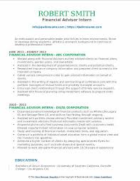 Learn about how to become one, education requirements, job duties, traits and qualities, national salary outlook as. Financial Advisor Intern Resume Samples Qwikresume