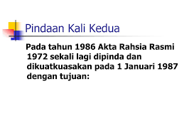 Akta rahsia rasmi semua pindaan hingga september akta 88 by malaysia.; Ppt Pengelasan Dan Pengelasan Semula Suratan Rasmi Powerpoint Presentation Id 5064853