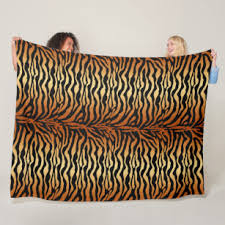 Maybe you would like to learn more about one of these? Tiger Striped Blankets Throw Fleece Sherpa Blankets Zazzle