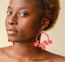 Recycled Rubber Earrings Lightweight Earrings Contemporary Jewelry Unusual  Jewellery Sustainable Jewellery Xmas Gift Gift for Her