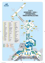 Terminal Maps With Legend Melbourne Airport Airport Map Airport Design