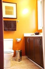 Orange And Brown Bathroom Accessories Decorations Decor Orange Bathroom Decor Bathroom Decor Brown Bathroom