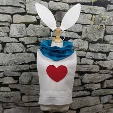 White Rabbit Costume Set Alice In Wonderland Baby Etsy