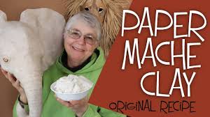 This has given me ideas on how to make it. Paper Mache Clay Recipe The Easy Original Recipe Youtube
