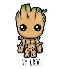 Easy drawing, step by step directions from an easy to follow youtube video. Photo Baby Groot Drawing Groot Drawing Cute Disney Drawings