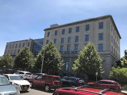 Jefferson County Courthouse In Watertown New York Below The Top Three Floors On The Right Side You Can See The Old Post Office Paul Chandler July 2019 Jefferson County Watertown Old