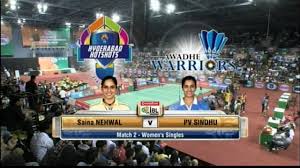 Pusarla venkata sindhu is an indian professional badminton player. Saina Nehwal Vs Pv Sindhu Women S Singles Hyderabad Hotshots Vs Awadhe Warriors 2013 Youtube