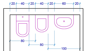 Ingombri Sanitari Bagno Layout Di Bagno Bagno Progettazione Bagno