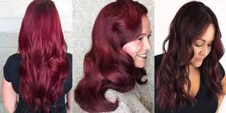 It starts from black roots and then turns into bright maroon on the tips. Is Burgundy Hair Color Right For You Matrix