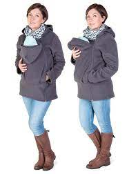 Baby Carrier Hoodie Kangaroo Coat Jacket For Mom And Baby Baby Wearing Hoodie Size Xl Grey Baby Wearing Coat Baby Wearing Hoodie Baby Carrying