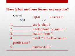 La Phrase Interrogative Ppt Video Online Telecharger