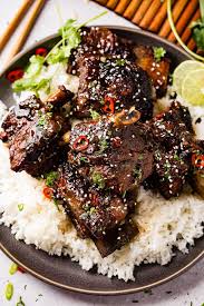 We Cannot Wait To Share This Korean Oven Braised Short Ribs Recipe With You It S A Saucy Tender Fla Braised Short Ribs Braised Short Ribs Recipe Rib Recipes
