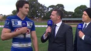 Bulldogs playmaker lachlan lewis was sent to the sin bin for this truly bizarre move at halftime against the rabbitohs. Nrl Canterbury Bulldogs Lachlan Lewis Backed For Debut Wally Lewis