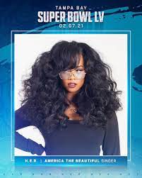 The super bowl is just two days away, which means just one thing: Fil Am Artist H E R To Sing America The Beautiful At 2021 Super Bowl Good News Pilipinas