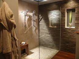 Bathroom Tile Loving The Look Of Ledgestone Pebble Shower Floor Tubs And Showers Amazing Bathrooms