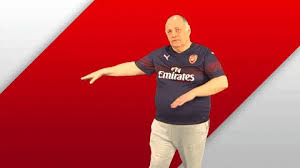 Claude rose to fame as one of the presenters of arsenal fan tv; Bhavs On Twitter Working On Some Gifs For Aftv And Claude Has Me Dying With This Lacazette Celebration