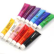 12 Color Acrylic Paint Nail Art 3d 12ml Painting Pigment Design Tips Tube Set Nail Art Hacks Paint Tubes 3d Nail Art