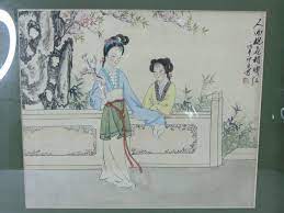Vintage Artist Signed Japanese Women Framed Silk Painting Art E612 | eBay