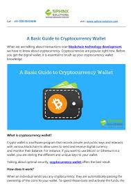 To start working with bitcoins (bitcoin), first of all you will need a bitcoin wallet. Ppt A Basic Guide To Cryptocurrency Wallet Powerpoint Presentation Free Download Id 7957694