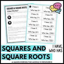 Click on the tab to access the answer keys. Squares And Square Roots By Maneuvering The Middle Tpt
