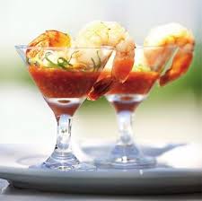 Shrimp cocktail, a flavorful poached shrimp served with a homemade cocktail sauce, you can make this classic american appetizer in less than 20 minutes! Individual Shrimp Cocktails Presentation Food New Years Cocktails Food Drink