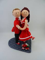 Tortenfigur Brautpaar Rockabilly Torten Figuren Tortenfiguren Hochzeit Brautpaar