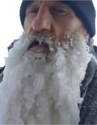 I'm not saying it's cold, but a fisherman just pulled in a pre-frozen fish.