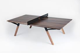 Wooden Ping Pong Table By Sean Woolsey Studio Pingping Table Tabletennis Pingpongtable In 2020 Ping Pong Table Ping Pong Solid Walnut