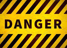 Black And Yellow Signage Danger Sign Old Warning Plate Black And White Graffiti Danger Sign Signs