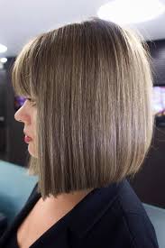 By adding medium layers, one can control the thickness of tresses whereas, blunt bangs help to frame the face. 55 Medium Length Hairstyles Ideal For Thick Hair Lovehairstyles Com Haircut For Big Forehead Medium Length Hair Styles Thick Hair Styles