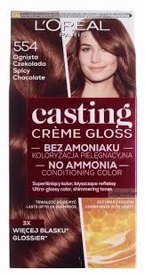 28 chocolate brown hair ideas chocolate brown hair hair hair styles. L Oreal Casting Creme Gloss Caring Color Without Ammonia 554 Fiery Chocolate